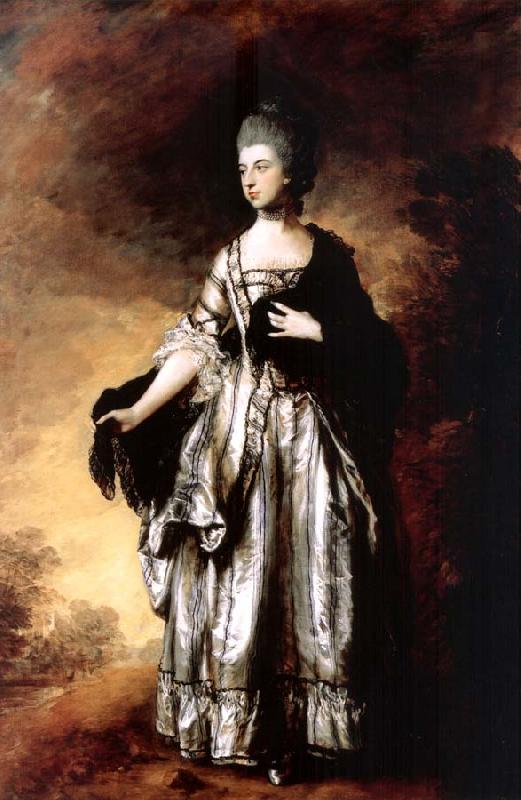 Thomas Gainsborough Isabella,Viscountess Molyneux oil painting picture